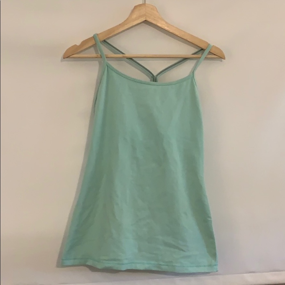 Lululemon tank top, mint green. Size 8